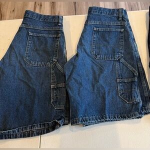 WRG Jeans co. Boys Denim Shorts 12 Husky Y2K Style Lot Of 2